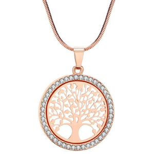 Pendentif Arbre de Vie Or or rose