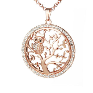 Pendentif Arbre de Vie Or Blanc or  rose