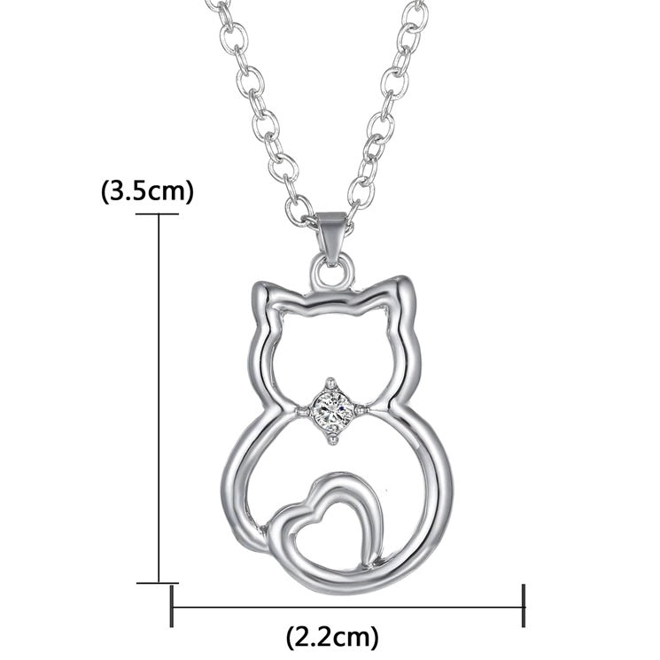 Collana a Y in argento sterling con zirconia cubica a 2 strati e catena a stazioni di perline Collana a Y in argento sterling con zirconia cubica a 2 strati e catena a stazioni di perline