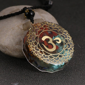 Orgonite Stone Pendant & Necklace for Men and Women Protection Meditation 