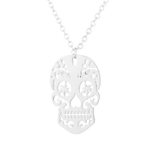 Pendentif Tête de Mort Or argent