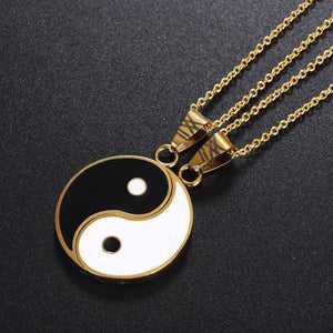 Pendentif Yin Yang Séparable or