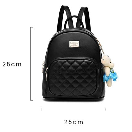 Small Leather Backpack for Women Auburn 