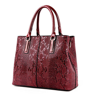 Sac Cabas en Cuir Bordeaux